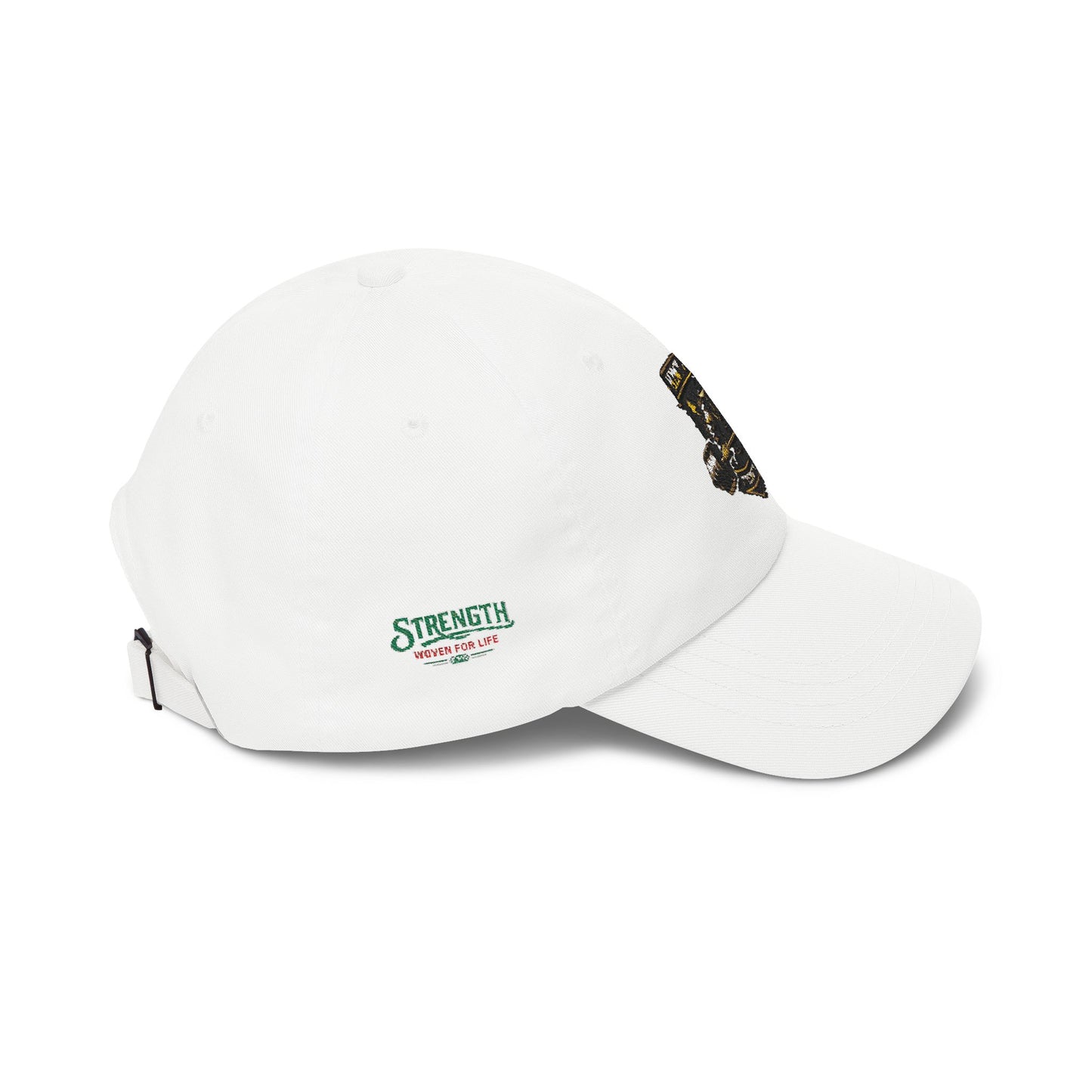 Fitness Logo Dad Cap — “Hunt & Weave Strength Co.” Embroidered Hat