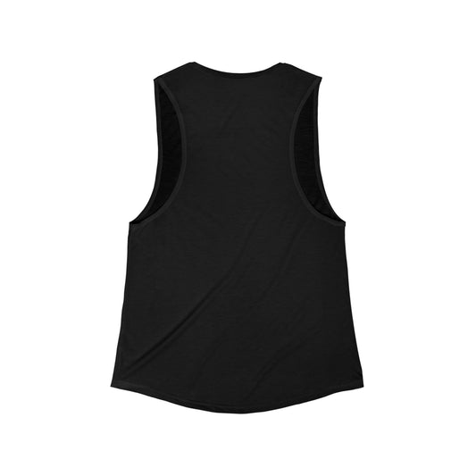 Run Club Muscle Tank — "Hint & Weave" Vintage Boxing Logo Women's Tank Top
