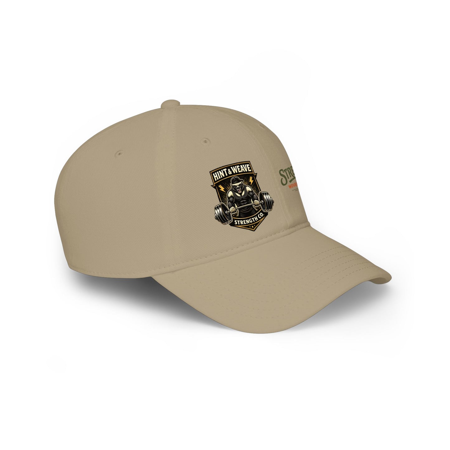 Strength Club Low Profile Baseball Cap – "Hunt & Weave" Tactical Logo
