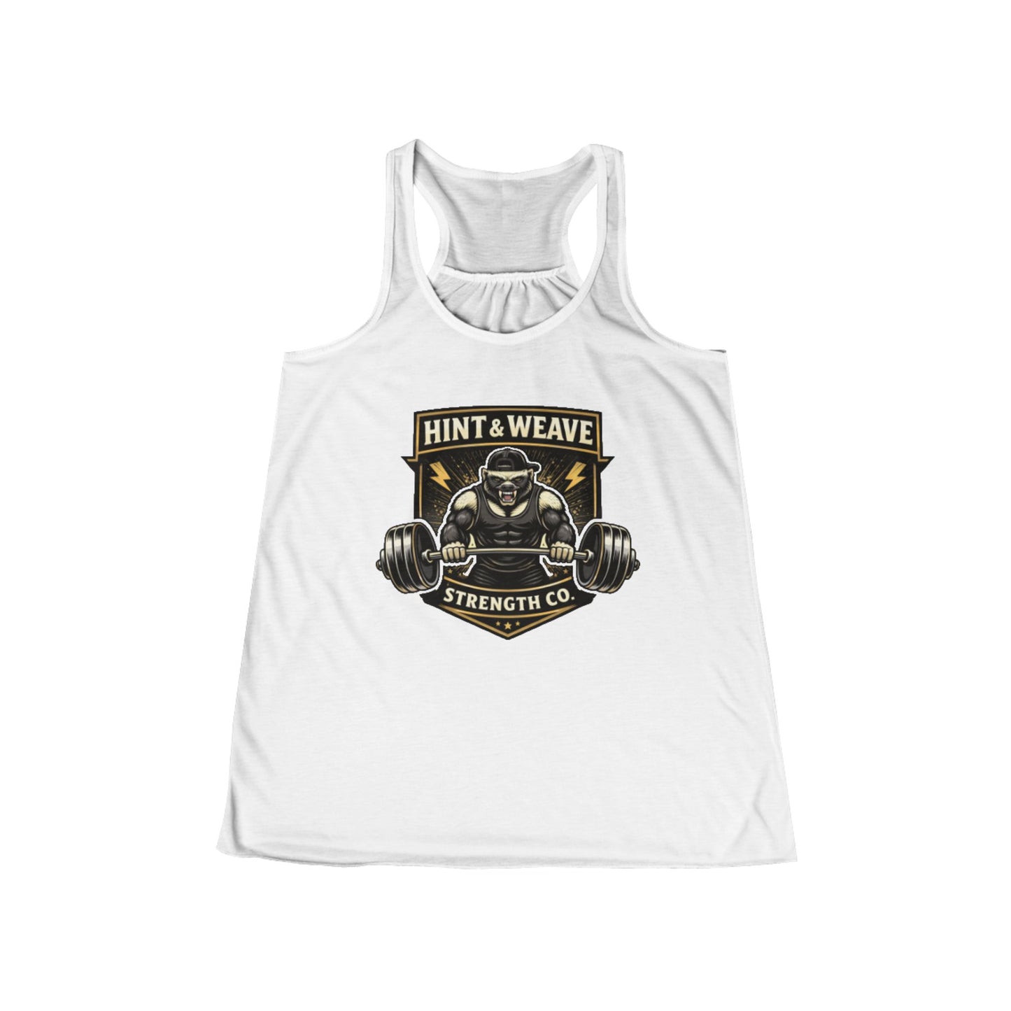 Strength Co. Barbell Racerback Tank — Women's Gym Workout Tank Top