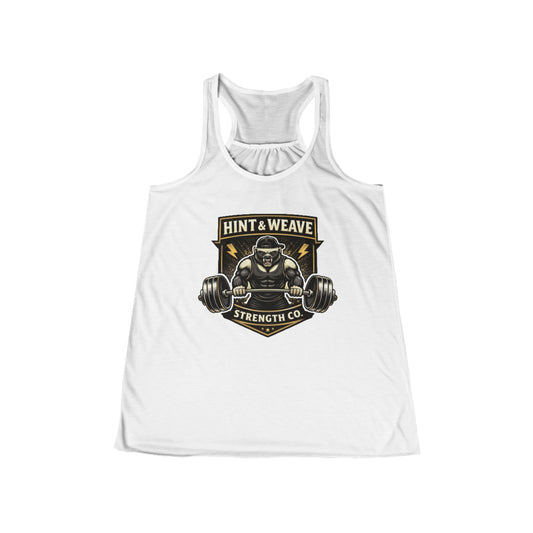 Strength Co. Barbell Racerback Tank — Women's Gym Workout Tank Top
