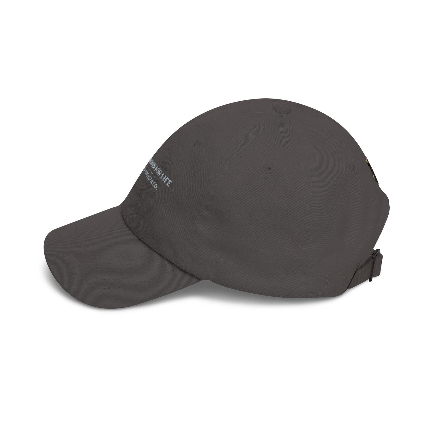 Classic Dad Cap — 'Strength, Woven for Life' Embroidered White Baseball Hat