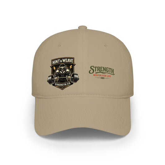 Strength Club Low Profile Baseball Cap – "Hunt & Weave" Tactical Logo