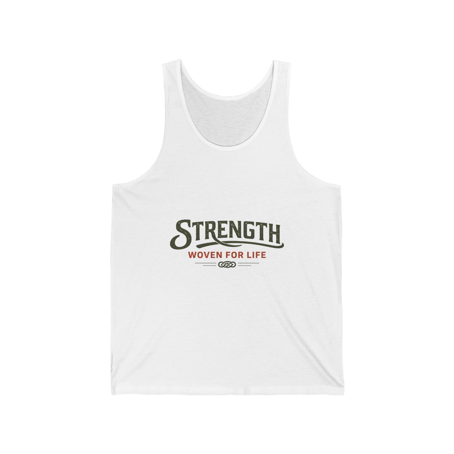 Strength Woven For Life Tank Top — Hint & Weave Strength Co. Gym Tank